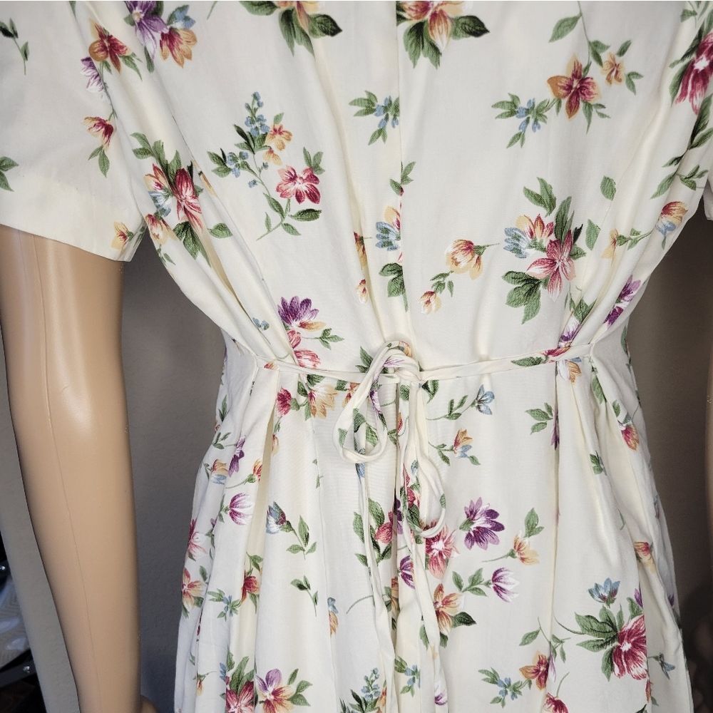 Vintage MEG LAUREN floral dress - Picture 3 of 14